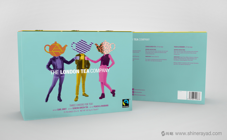 上海包裝設計公司分享：倫敦茶葉公司茶葉時尚禮盒包裝設計欣賞6