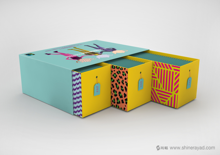 上海包裝設計公司分享：倫敦茶葉公司茶葉時尚禮盒包裝設計欣賞8