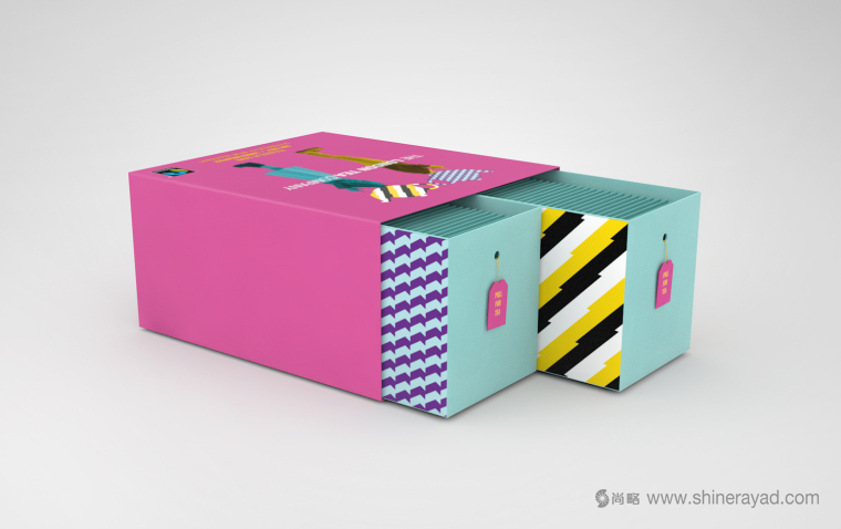 上海包裝設計公司分享：倫敦茶葉公司茶葉時尚禮盒包裝設計欣賞5