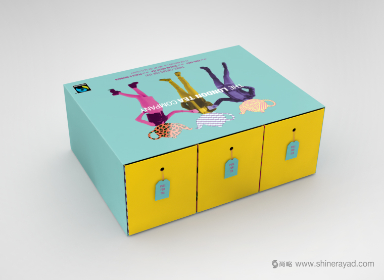 上海包裝設計公司分享：倫敦茶葉公司茶葉時尚禮盒包裝設計欣賞7