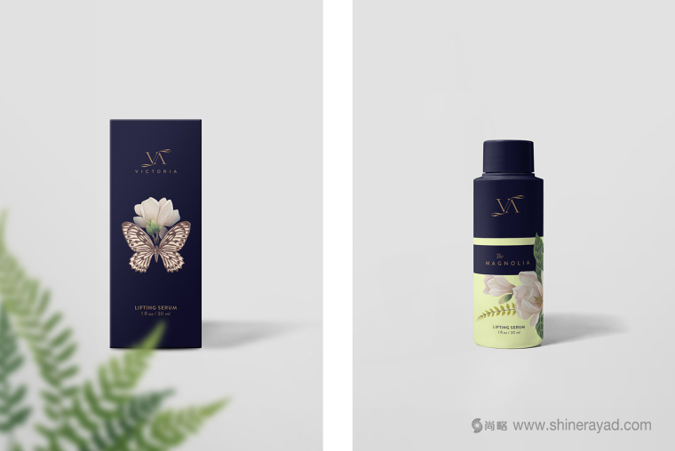 Victoria維多利亞高端女士美容化妝品護膚品洗浴產品包裝設計-上海化妝品包裝設計公司4