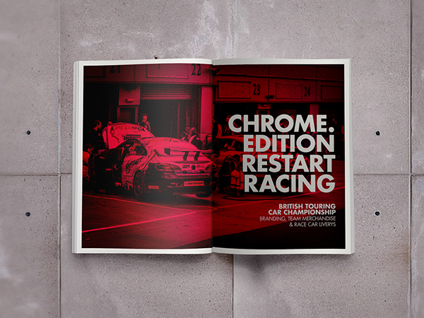 英國房車錦標賽汽車“滿堂紅”畫面設計欣賞5