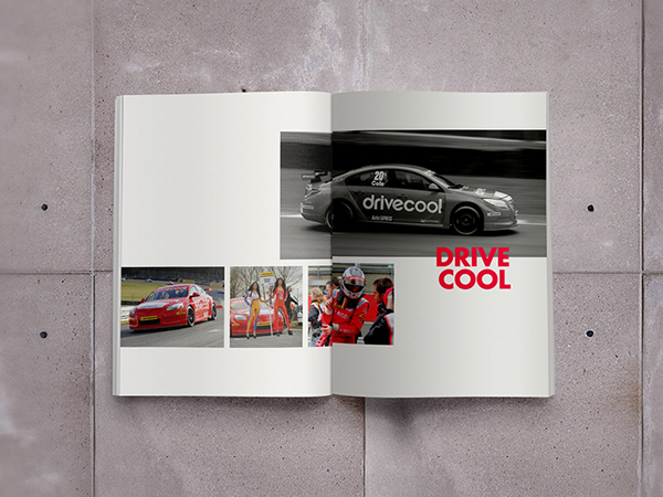 英國房車錦標賽汽車“滿堂紅”畫面設計欣賞8