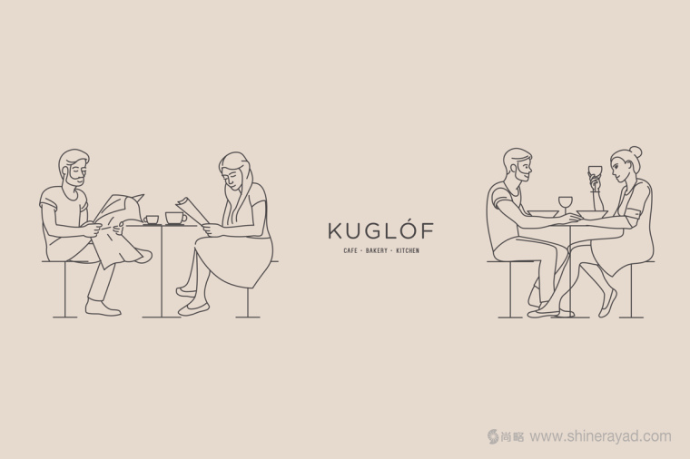 kuglóF咖啡館面包店品牌VI形象設(shè)計-上海餐飲品牌VI形象設(shè)計公司1