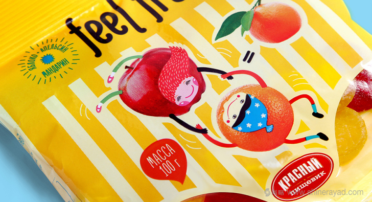 上海包裝設(shè)計(jì)公司設(shè)計(jì)欣賞：可愛卡通風(fēng)格 Feel Fruit 水果軟糖果凍包裝設(shè)計(jì)5