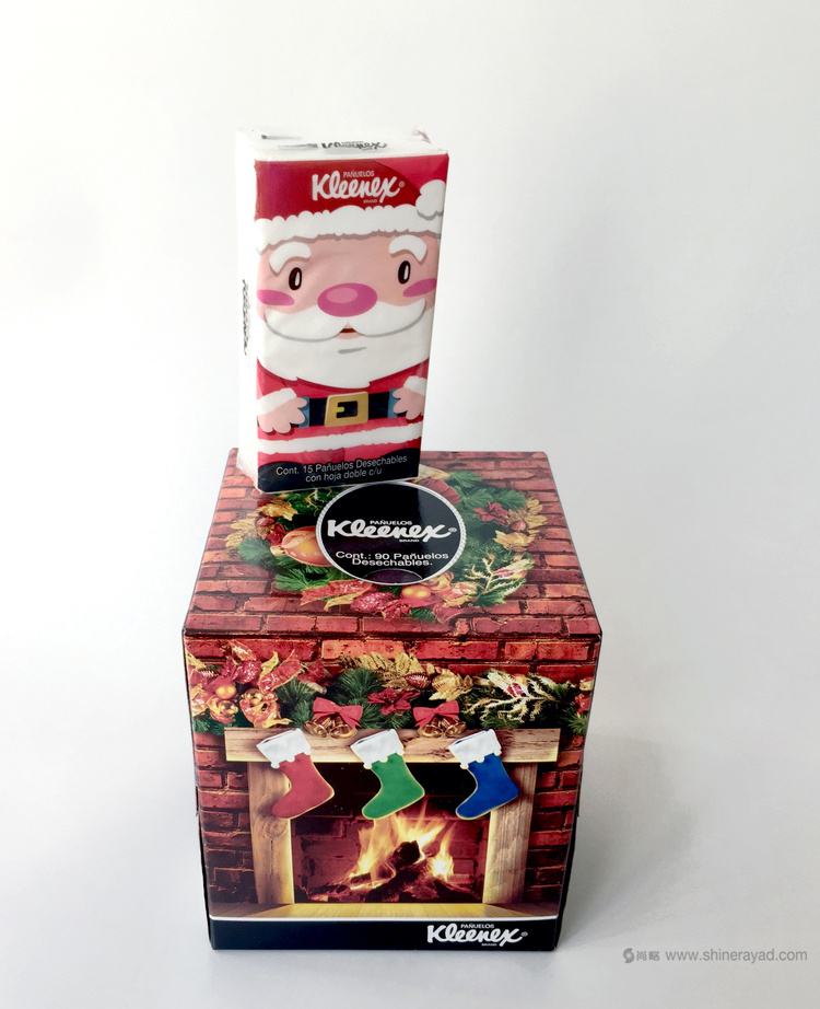 KLEENEX 圣誕節風格餐巾紙包裝設計-上海包裝設計公司5