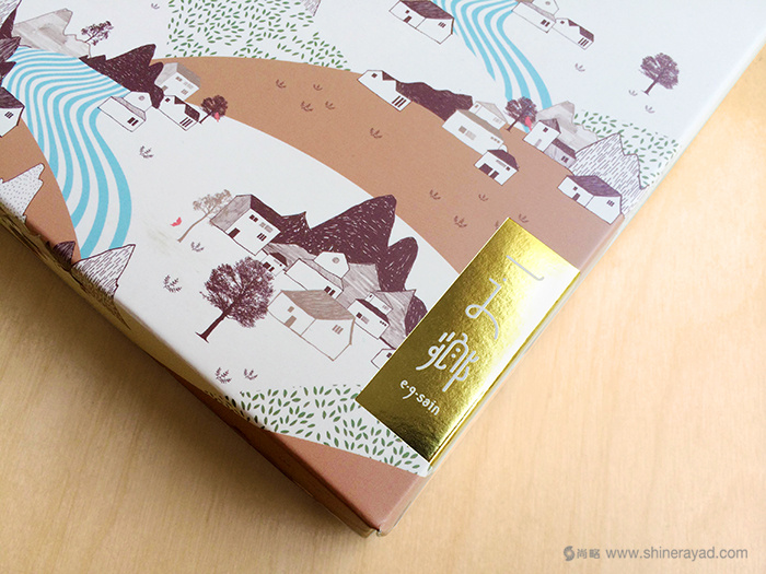 上海食品包裝設(shè)計(jì)公司設(shè)計(jì)欣賞：一之鄉(xiāng)地方特產(chǎn)蜂蜜蛋糕包裝插畫(huà)設(shè)計(jì)禮盒設(shè)計(jì)6