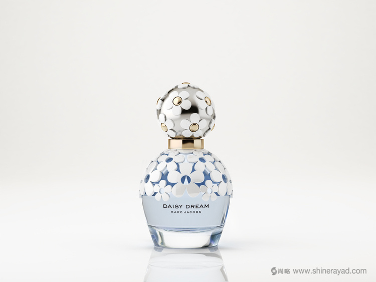 上海包裝設(shè)計欣賞-DAISY DREAM 香水瓶菊花花瓣包裝造型設(shè)計1