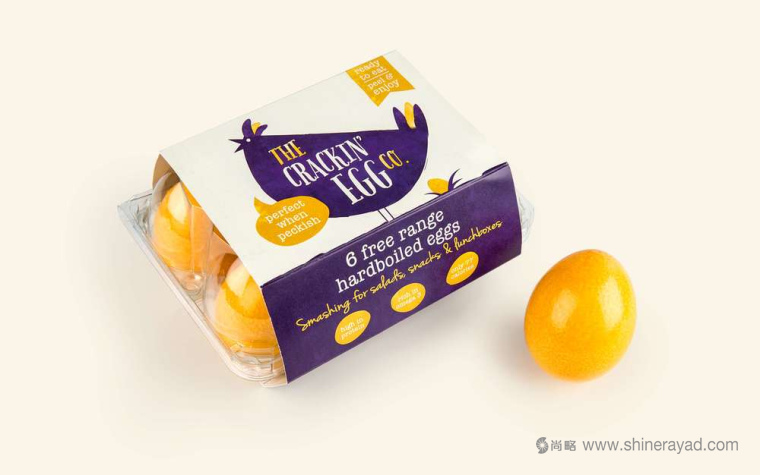 Crackin’ Egg 彩色煮雞蛋包裝設計-上海食品包裝設計公司設計欣賞2
