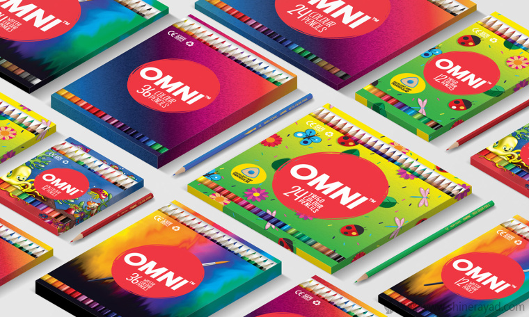OMNI 水彩筆顏料筆繪畫工具文具盒子包裝設(shè)計(jì)-上海包裝設(shè)計(jì)公司7