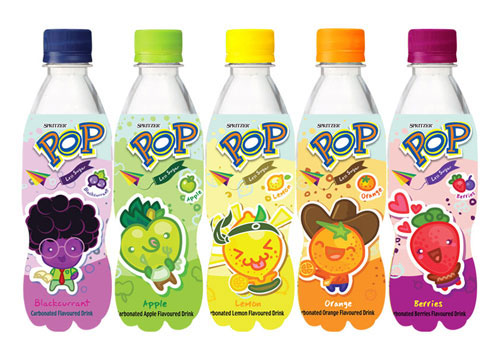 POP 兒童飲料系列包裝設計