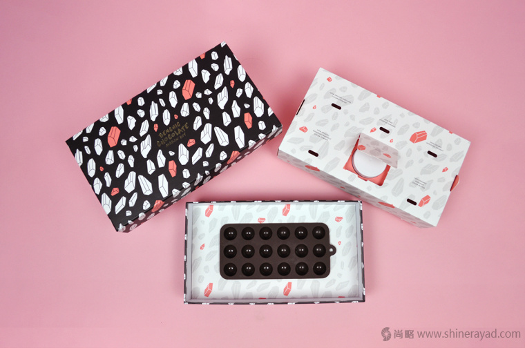 碎片幾何圖案風格 BenChic 巧克力包裝設計-上海包裝設計公司4