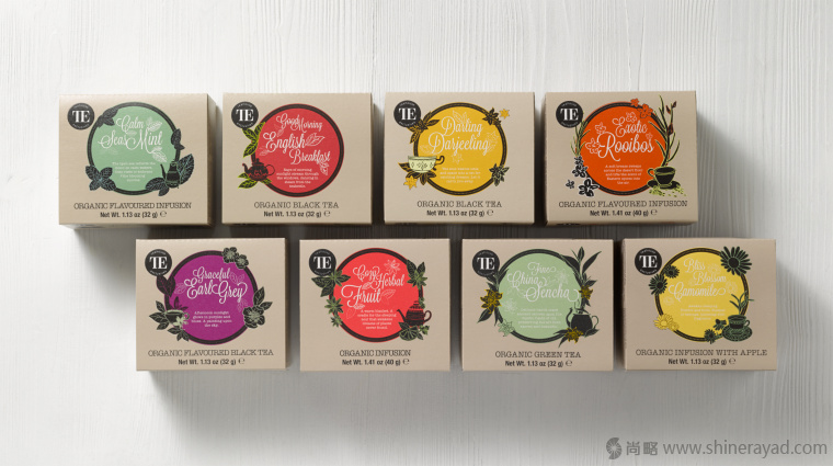 TEAHOUSE EXCLUSIVES 有機茶葉包裝設計欣賞-上海包裝設計公司推薦2