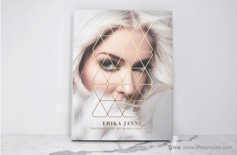 Erika Jayne 藝術攝影工作室燙金宣傳畫冊設計-上海畫冊設計公司佳作欣賞