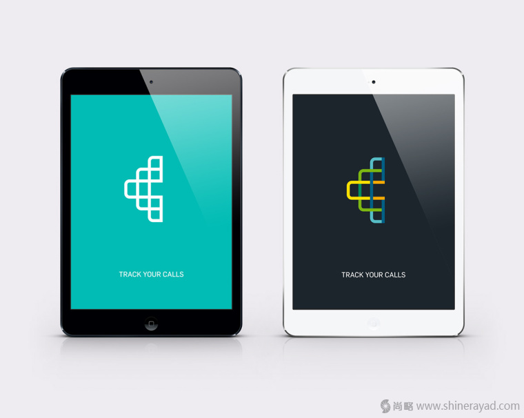 4.上海LOGO設計公司-Calltracking 在線網絡客戶追蹤服務軟件LOGO設計
