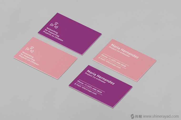 3.上海品牌形象設計公司-NGO 互聯 網絡支持兒童公益活動品牌形象設計-名片設計