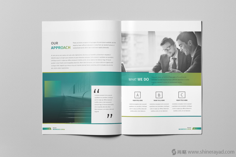 3.上海宣傳冊設計公司分享漸變色系風格工業品企業宣傳畫冊版式設計