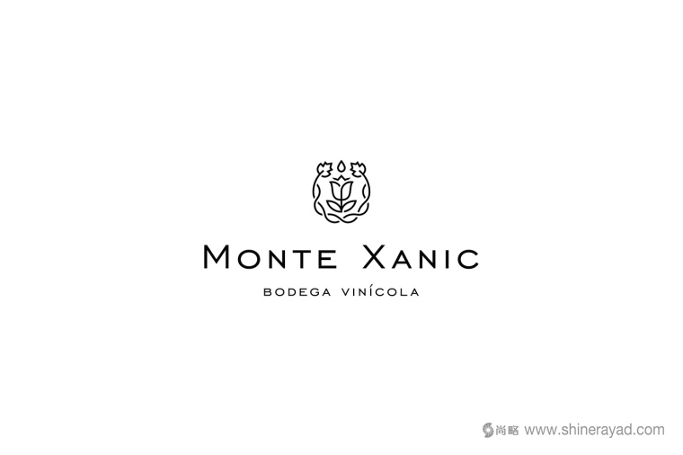 Monte Xanic 葡萄酒花朵商標設計-上海商標設計公司2