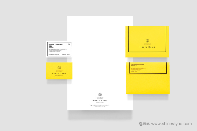 Monte Xanic 葡萄酒花朵商標設計品牌VI設計-上海品牌設計公司4
