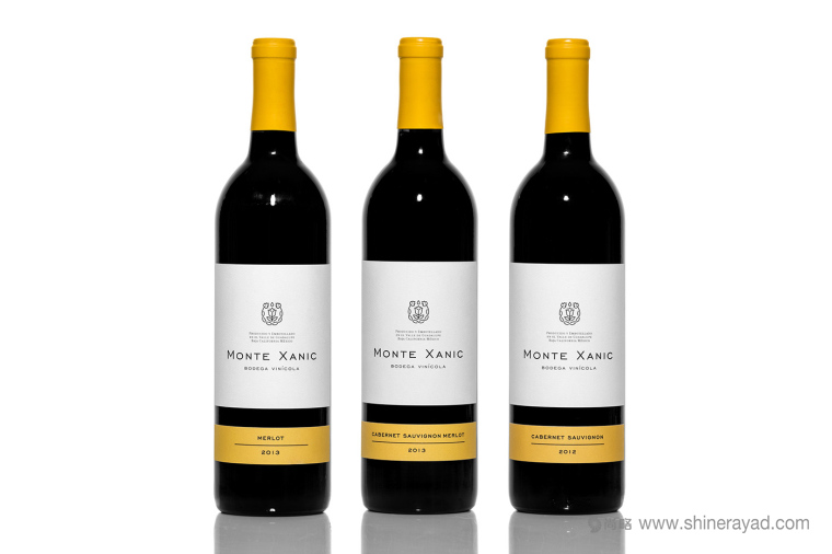 Monte Xanic 葡萄酒酒標設計-上海紅酒酒標設計公司7