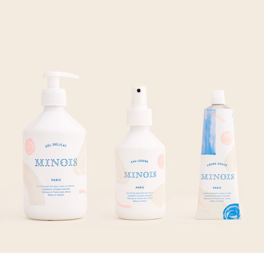 Minois 嬰兒護膚品包裝設(shè)計-上海嬰兒用品包裝設(shè)計公司設(shè)計欣賞1