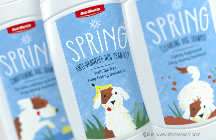 Bob Martin 寵物衛生護理用品品牌春天系列包裝設計-上海包裝設計公司4