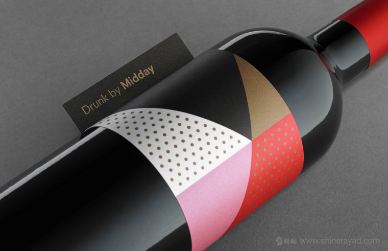 Drunk by Midday 醉到中午葡萄酒包裝設(shè)計-上海包裝設(shè)計公司設(shè)計欣賞1