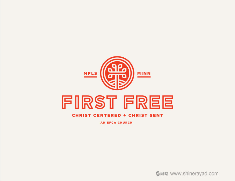 First Free 教會組織宗教協會LOGO設計-上海LOGO設計公司設計欣賞2