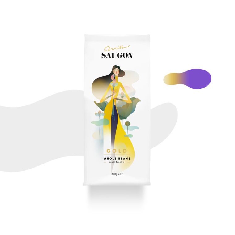 越南西貢小姐咖啡品牌包裝設計-上海包裝設計公司3