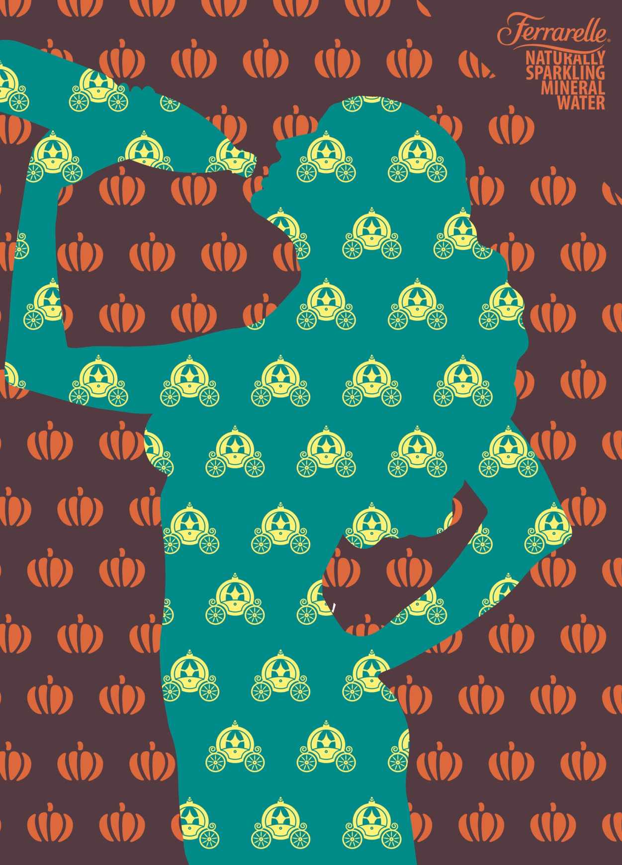 上海尚略廣告設(shè)計(jì)公司分享：Ferrarelle 礦泉水閃亮篇平面廣告創(chuàng)意設(shè)計(jì)5-小汽車(chē)篇