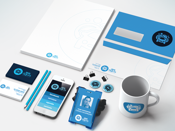 100água 汽車清洗養護品公司品牌VI設計-尚略廣告上海品牌設計公司