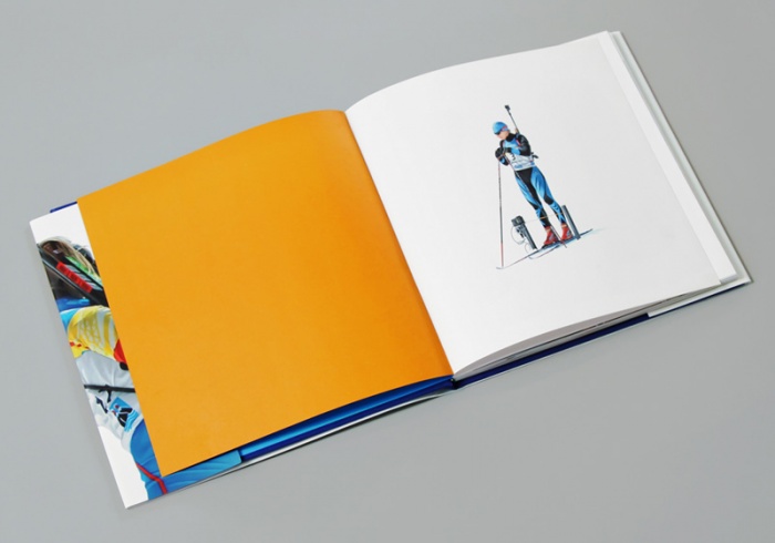 上海畫冊設計公司-俄羅斯天然氣工業公司冬季運動畫冊設計2