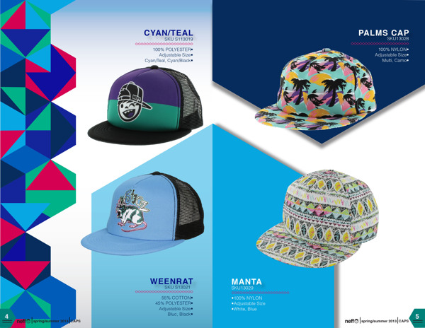 尚略上海畫冊設計公司分享美國neff 棒球帽品牌畫冊設計6