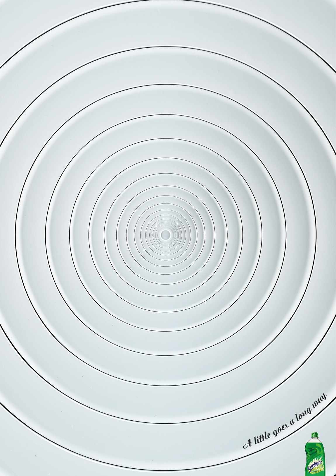 尚略上海廣告設(shè)計公司佳作分享Sunlight 廚具清洗劑平面廣告創(chuàng)意設(shè)計1-盤子篇