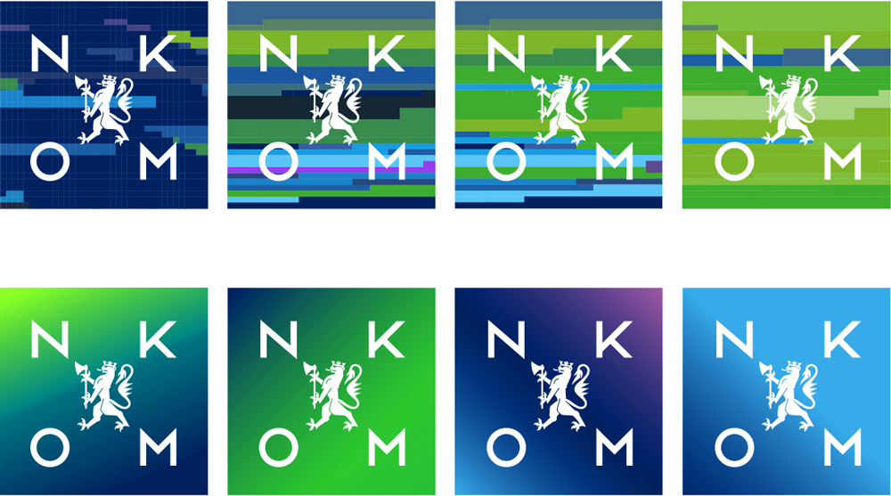 上海標志設計公司尚略廣告分享：挪威Norwegian通信管理局標志設計品牌設計3-輔助圖形設計