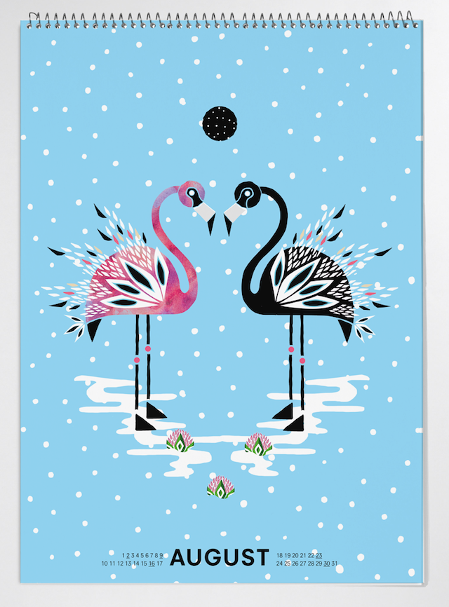 北歐斯堪尼亞藝術臺歷設計－上海平面設計公司分享8