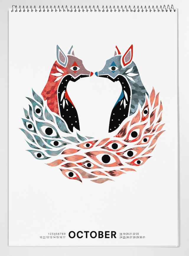 北歐斯堪尼亞藝術臺歷設計－上海平面設計公司分享12