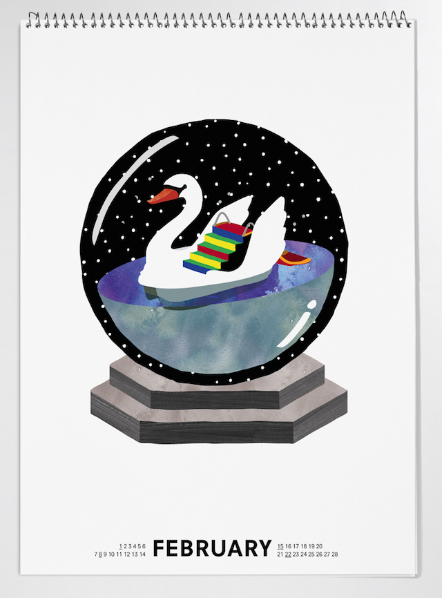 北歐斯堪尼亞藝術臺歷設計－上海平面設計公司分享3