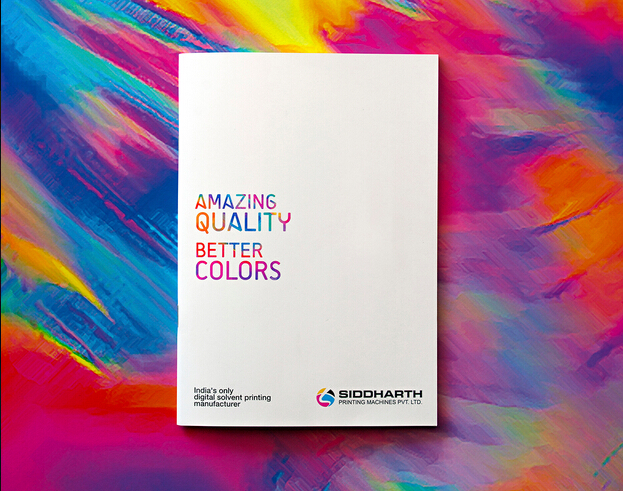 上海畫冊設計公司尚略廣告分享：Siddharth印刷機械制造公司宣傳設計