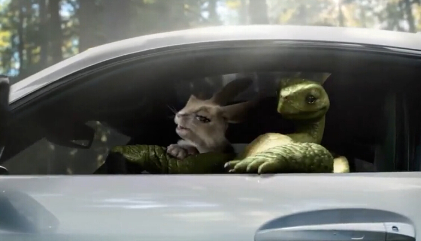 上海廣告策劃公司尚略廣告國外廣告分享，奔馳汽車龜兔賽跑篇視頻廣告2