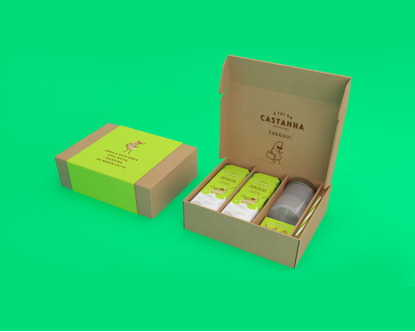 Castanha 堅果牛奶包裝設(shè)計品牌形象設(shè)計4－禮盒盒裝包裝設(shè)計