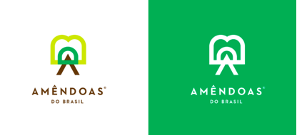 上海品牌策劃設計公司分享Amêndoas 農產品品牌形象設計標志設計3