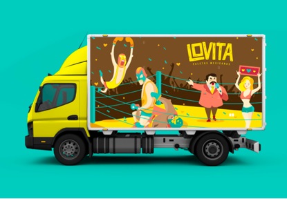 冰淇淋車輛品牌外觀形象設計