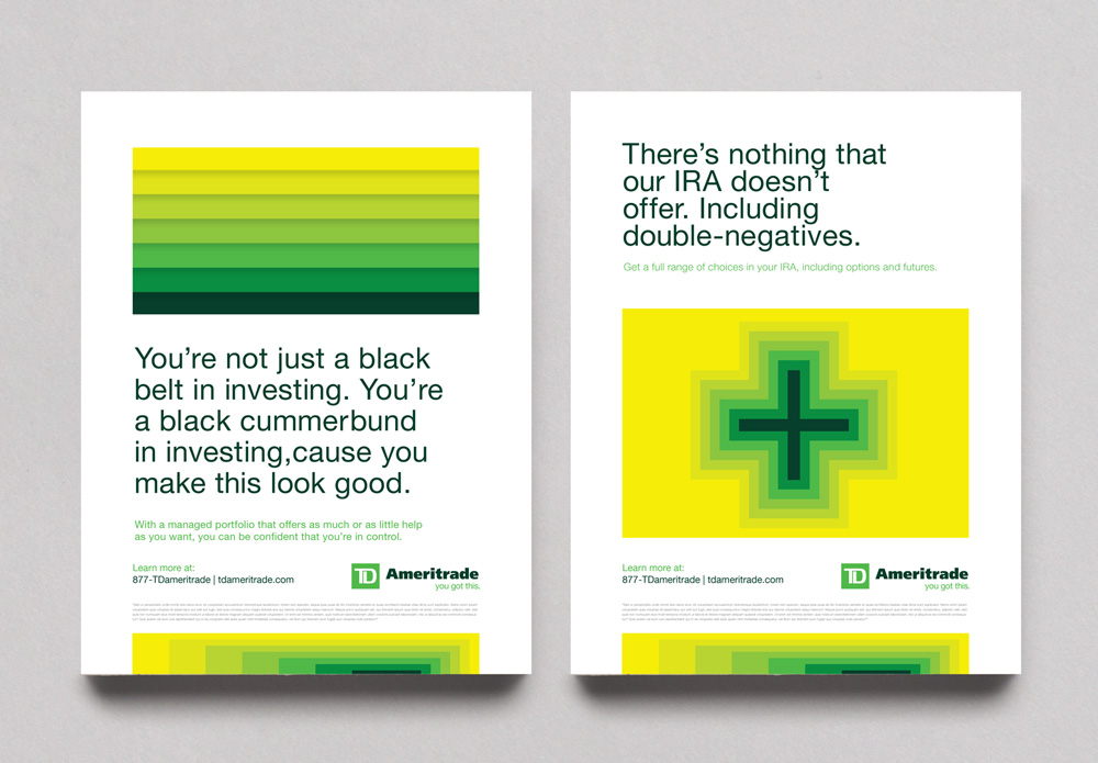 TD- Ameritrade 全球第二大網上證券交易商公司品牌標志設計VI設計3