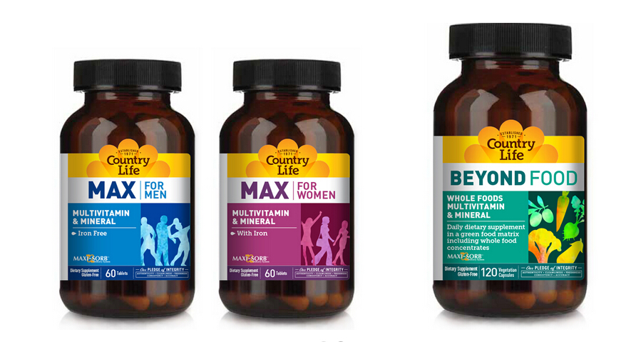 上海包裝設(shè)計公司推薦：Country Life 營養(yǎng)補充劑維生素鈣片保健品包裝設(shè)計3-玻璃瓶包裝設(shè)計