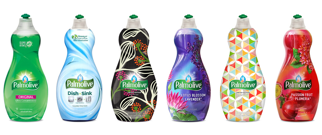 上海標志設計公司高露潔棕欖沐浴露清潔用品標志優化設計-應用效果