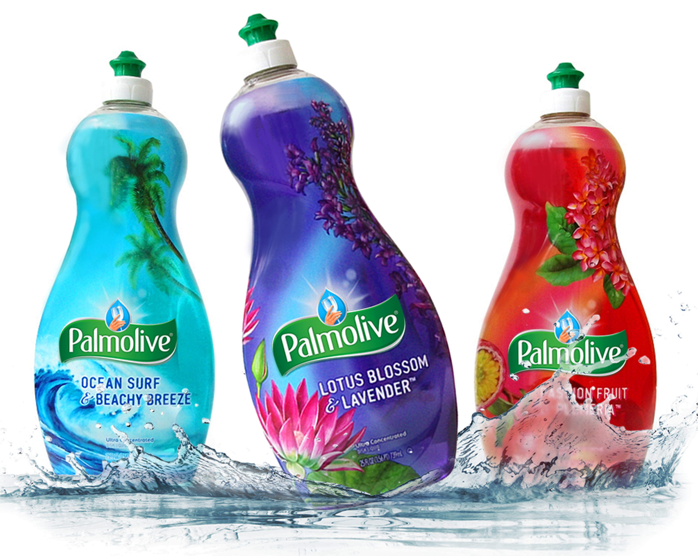 上海包裝設計公司國外包裝設計欣賞：高露潔棕欖Palmolive果蔬清洗劑包裝設計1