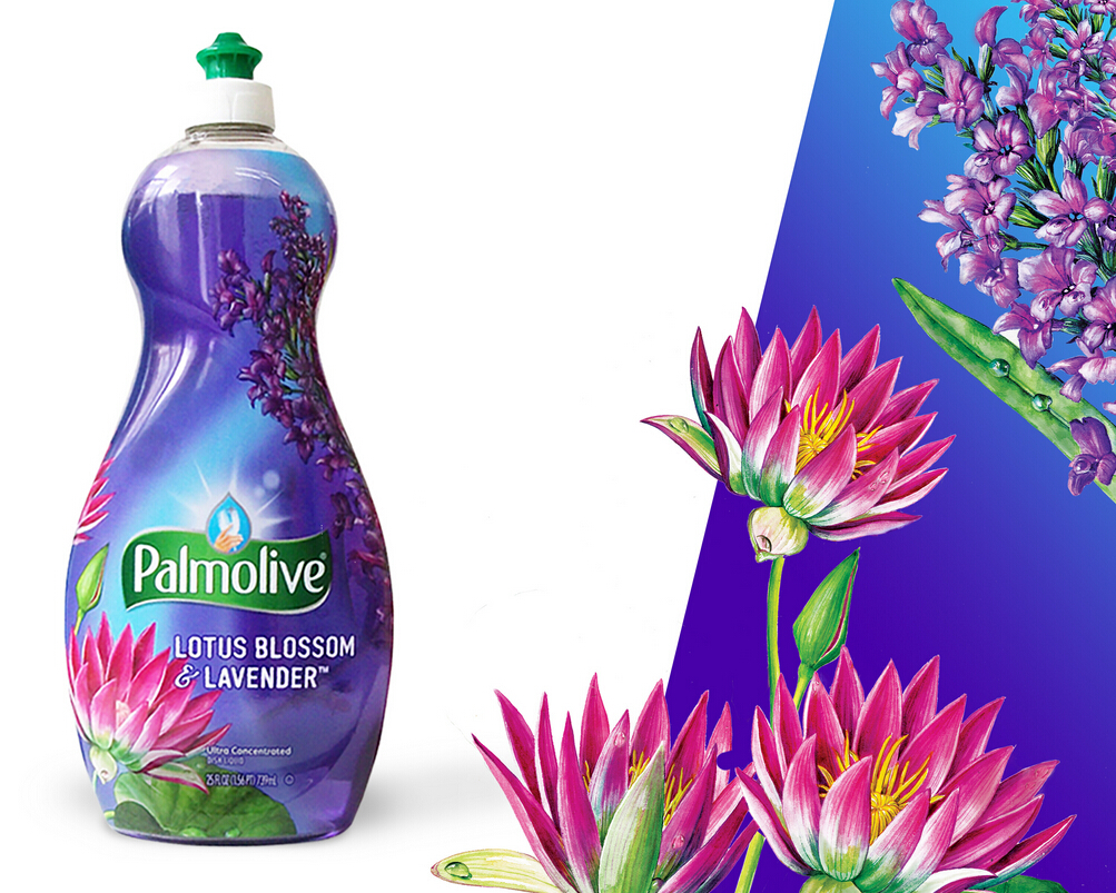 上海包裝設計公司國外包裝設計欣賞：高露潔棕欖果蔬清洗劑包裝設計3