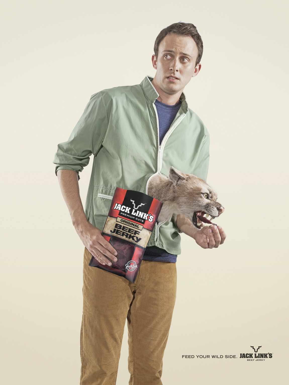 上海廣告設計公司尚略廣告分享：Jack Link''''s Jerky 牛肉干平面廣告創意設計3