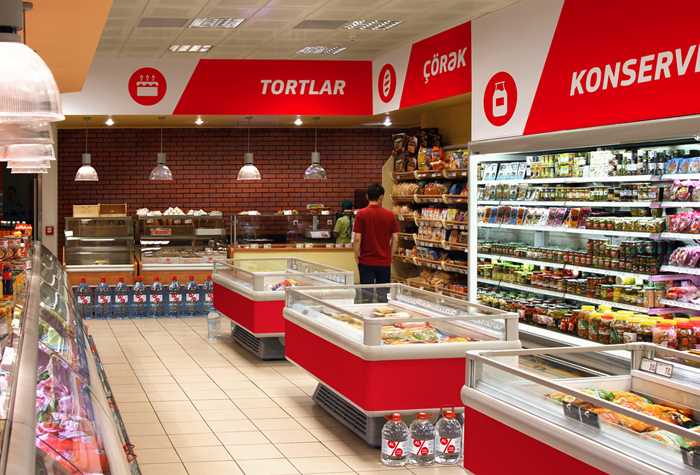 上海品牌設計公司分享：Al Market 廉價超市賣場品牌形象設計-超市環境系統設計